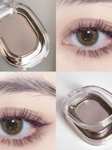 Subtle Yet Powerful Single-Color Eyeshadow Purple Taro Grey Deep Yet Gentle Cosmetic Tool for Eye Makeup And Beauty Enhancement