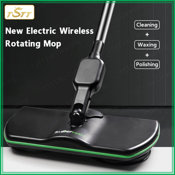 Rotating Mop Electric Wireless 3 in 1 Handpush Sweeper Cordless Spin