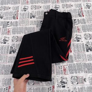 Black American Retro Autumn Jeans Mens Loose Straight Casual Thin Style Fashionable Brand Slim Fit Zipper Closure Casual Pants