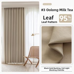 Oriental Lan | Chenille Blackout Chenille Curtains 2024 New Cream Style