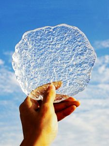 Handmade Japanese Style Glass Ice Tray Dish Colorful Hammered Pattern Fruit Tray Snack Dry Fruit Dish Plate Fresh Style