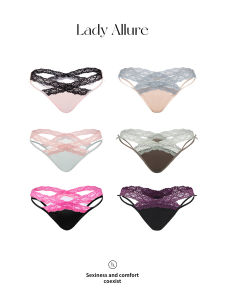 Lace Satin Seductive Female Underwear