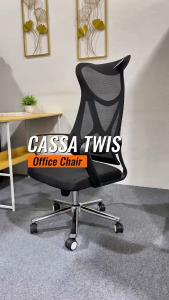 Cassa TWIS Ergonomic Mesh 360 Swivel High Back Office Chair with Adjustable Seat Height (Kerusi Pejabat)