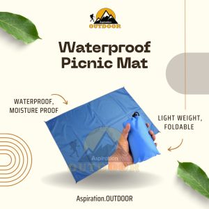 Outdoor Mini Folding Beach Mat Waterproof Picnic Mat Tikar Outdoor