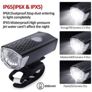 Đèn pin sạc gắn xe đạp gắn ghi đông xe sử dụng sách usb