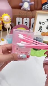 Cotton Bud 2in1 Korek Telinga Korek Kuping Lembut Isi 100pcs Pembersih Telinga Dewasa / Anak
