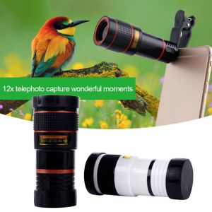 ART SUPPLIESX Universal for Travel Watching Games Photography for Most Types of Mobile Phones Optical Zoom HD Telescope Telephoto Phone Lens Mini
