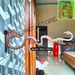 GANTUNGAN SANGKAR BURUNG DINDING MOTIF NAGA GANTUNGAN POT GANTUNGAN DINDING GANTUNGAN SANGKAR