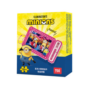Toi | Minion Adult-themed Ticket Bookmark Pendant Acrylic Card Holder