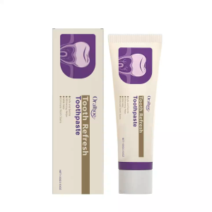 [ซื้อ 1 แถม 1]ยาสีฟันสกัดจากพืช อ่อนโยน ทำความสะอาดช่องปากได้ยาวนาน 12 ชั่วโมง ดูแลเหงือกที่บอบบาง  ไม่ระคายเคือง ยาสีฟันดูแลช่องปาก ยาสีฟันสมุนไพรฟลูออไรด์ ฟอกฟันขาวเร่งด่วน แก้ฟันเหลือง ลดเหงือกอักเสบ