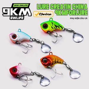 Mồi Câu Crankbait 9KM 9~16g Mồi Câu Spinner Lưỡi Dao Chìm Dành Cho Cá Vược Câu Cá Biển Câu Cá Sông Hồ Chứa Nước