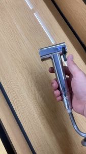 [SG Seller]Bathroom Toilet Spray Gun Dual Mode Bathroom Pressure Washer.  Faucet Shower Head Two Gears Adjustable