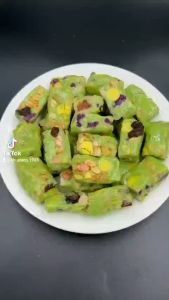 Kẹo dừa non ngũ cốc lá dứa - Kẹo dừa bến tre - đồ ăn vặt