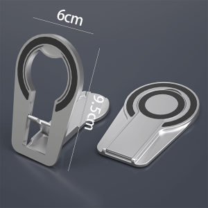 Ultra-Thin Double-Sided Magnetic Foldable Mobile Phone Stand Desk Lazy Glue Portable Support Frame for Home Office Car Use