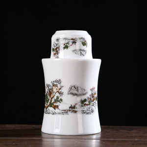 Bộ Bình Đựng Rượu Bằng Gốm Sứ Phong Cách Cổ Điển Bộ Đồ Uống Đựng Rượu Vang Trắng Và Rượu Vang Vàng Bộ Đồ Uống Gia Đình