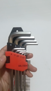 Kunci L Bintang Kombinasi Soligen B02 (Kunci L Bintang dan L Biasa) READY COD Kunci l 1set komplit Kunci l 1 set komplit Kunci l 1 set tekiro ori Kunci l bintang Kunci l set lengkap Kunci l 1set baja asli