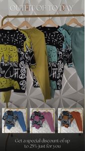 SETELAN CELANA RENATA MODEL MASA KINI BIKIN HARIMU NYAMAN