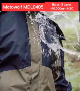 Jas Hujan Motowolf New Generation MDL-0405 3 Layer Jacket Raincoat Waterproof