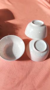 Chén ăn cơm bầu melamine VÂN ĐÁ KEM- CO 02 đường kính 11.2 x 5.4 cm