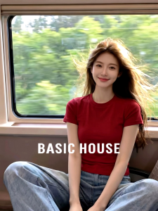 Basic House | Elegant Slim Fit T-Shirt