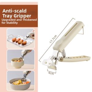 Auzzo | Heat Resistant Insulated Stainless Steel Kitchen Tongs