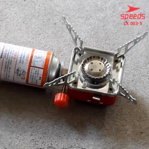 SPEEDS Kompor Camping Gas Alat Masak Mini Model Kotak Bunga Windproof Nesting 003-6 / 003-5