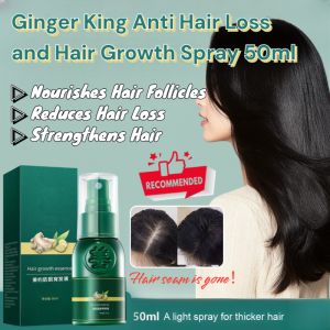 🌟Highly Recommended🌟 Ginger King Anti Hair Loss and Hair Growth Spray 50ml Deeply Nourish Hair Follicles Promote Hair Growth Spray