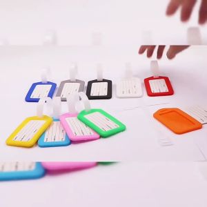 Travel Luggage Tag Accessories Waterproof Name Address List Contact Suitcase ID Card Plastic Holder Information Label