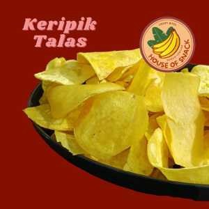Keripik Talas Tipis Asin Gurih Renyah