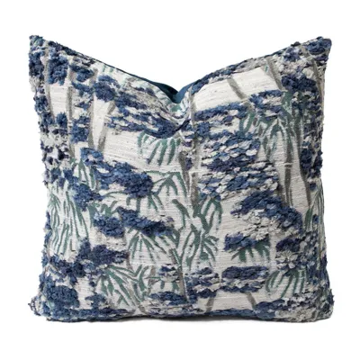 YOULI | French Retro Luxury Blue Cushion Pillow