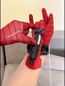 Mainan Anak Sarung Tangan Spiderman Launcher Spray - Sarung Tangan Spider Hero Mainan Kado Hadiah Super Hero Anak Laki Laki - Mainan anak jaring spiderman Shooter Tain set