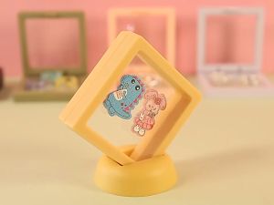 HK KTK1881 Box Bingkai Kotak Transparan Anti Debu Penyimpanan Perhiasan Tempat Aksesoris