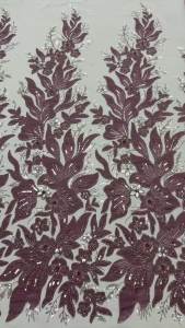 5 Yards Luxury French Nigerian Lace Fabric 2026 High Quality Beaded Mesh Lace Handmade Elegant For Wedding Dress Bridal Wear