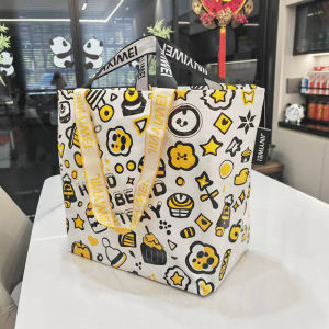 Túi Đeo Vai Dệt Dung Tích Lớn Siêu Nhẹ Túi Đựng Đồ Học Sinh Túi Quà Tặng Thân Thiện Với Môi Trường Túi Mua Sắm Túi Xách Tay