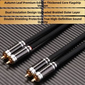 Choseal | HiFi Single Crystal Copper Audio Cable Dual RCA Connectors