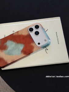 Sweet Cool Gradient Graffiti Phone Case for  17 16Promax New 15 Girl Heart 13 Full Cover Anti-Fall Luxury Korean Style Soft Silicone