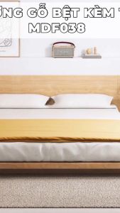 FREESHIP HCM - Giường Gỗ MDF Bệt Kiểu Nhật Kèm Tab Đầu Giường Tatana MDF038 - có thiết kế theo yêu cầu