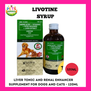 Livotine Syrup 120ml| Liv 52 Vet Tablet  60 tabs  |Liv 52 Syrup - Vet Drops 30ml