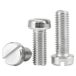 POWER&STRONG | Stainless Steel Slotted Round Head Screws