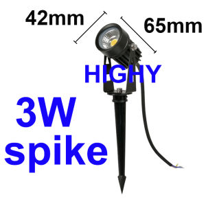 5w LED Spike Spot Light Spotlight Landscape Garden Yard Path Lawn Lamps Outdoor Grounding Led Lawn Light COB Pathway Patio Light 220V 12V