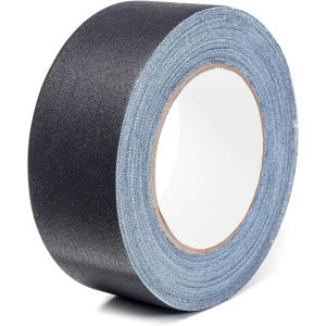 Non-Reflective Gaffer Tape: Black & White Matte for Photography Filming Backdrop Cable Stage - Heavy Duty Easy Tear