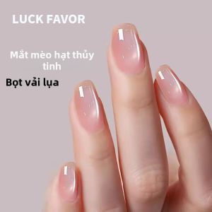 Cat Eye Effect Gel Nail Polish Light Pink