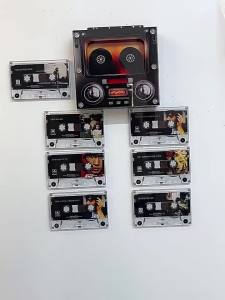 NFC Tape-Shaped Magnetic Music Fridge Magnet NFC-Activated Automatic Song Playback Acrylic Decorative NFC Sticker Player