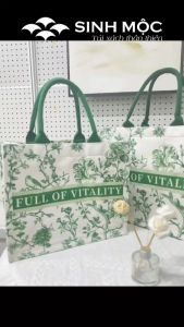 Túi tote túi canvas túi du lịch túi đi biển Sinh Mộc - M3053