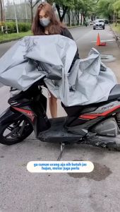 Cover Sarung Parasut Pelindung Sepeda & Motor Matic UV 2000