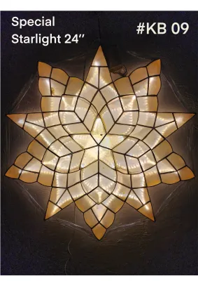 Parol 18” 24” inches Special Capiz Starlight for Christmas