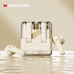 Lenovo × Monster XKT12 TWS Bluetooth Wireless Earphone ENC Noise Canceling Hi-Fi Stereo Bluetooth 5.3 Earphones LED In-ear
