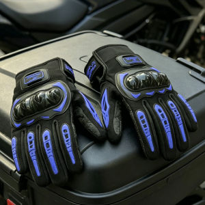 Motorcycle Gloves Men Knuckle Protection Vintage 2025 New Black Wear Resistant Touchscreen Anti Slip Retro Guantes Motobiker