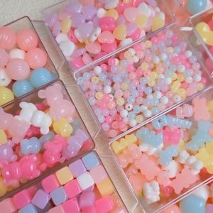 Manik Manik Mote Bulat Love Bintang Bear Candyland Series