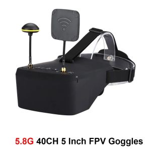 EV800D 5.8G 4.9G 40CH 5 Inch Headset HD DVR Diversity FPV Goggles W/ 25-1300mW Switchable FPV Transmitter VTX For RC FPV Drone